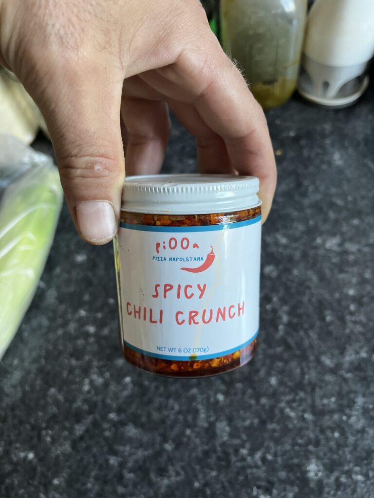 Spicy Chili Crunch: only lasted me 2 weeks, man!
